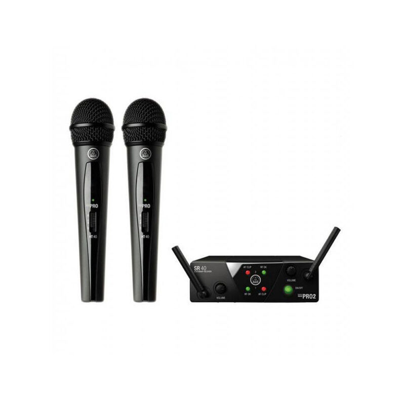 AKG WMS40 Mini2 V ISM23 Dual Wireless Handheld System