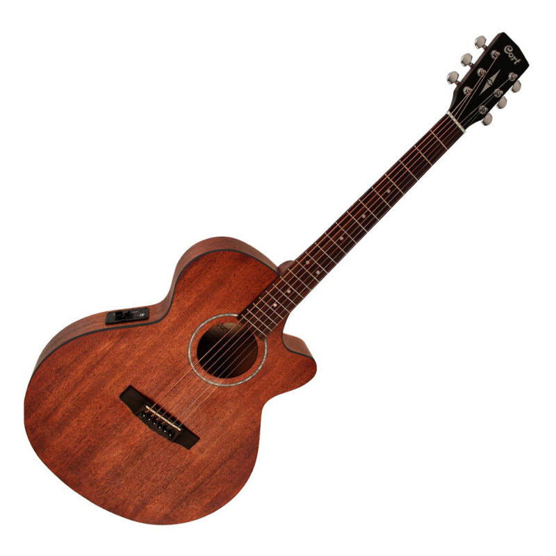 Cort SFX-MEM OP Acoustic Electric Guitar Natural Mahogany