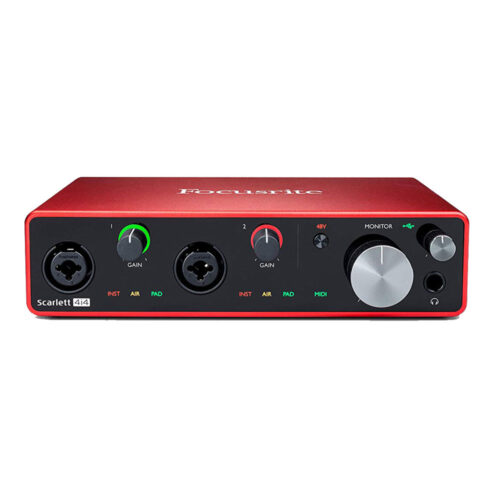 Focusrite Scarlett 4i4 3rd Genertion front