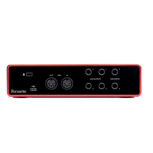 Focusrite Scarlett 4i4 3rd Genertion Rear