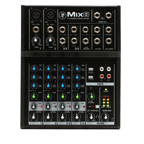 Mackie MIX8 8 Channel Mixer-1