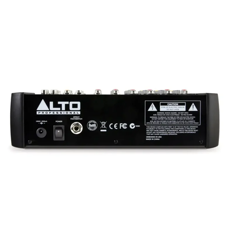 Alto ZMX122FXX220 8 Channel Mixer-rear