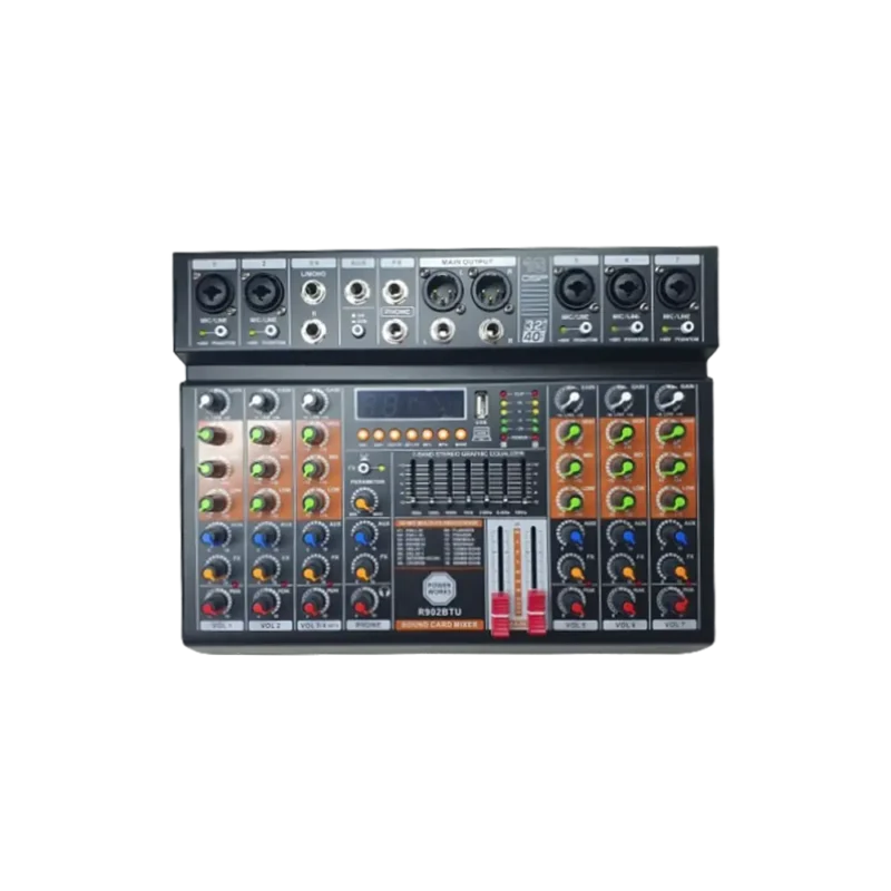 Powerworks R902BTU 7 Channel Mixer with Bluetooth and USB