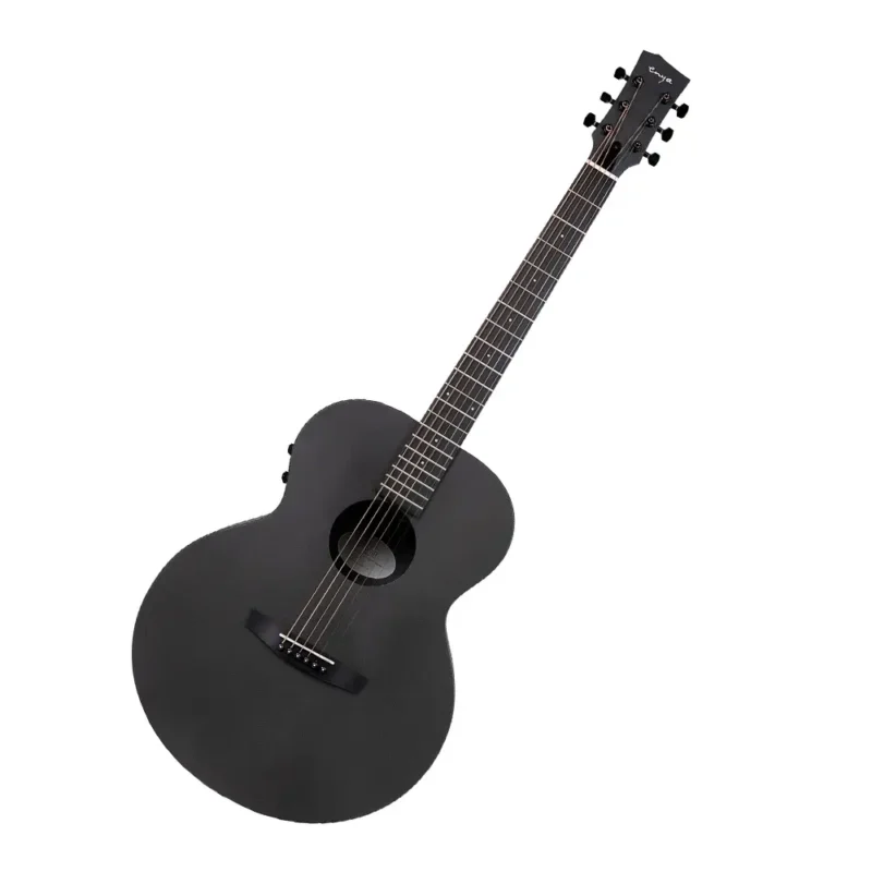 Enya EA-XO EQ Transacoustic Guitar Black